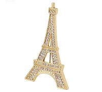 Spilla per Donna Abiti - Gioielli a Forma di Torre con Strass,Spille Eleganti e Chic,per Maglione Sciarpa Festa Cappotto Giacca Donna