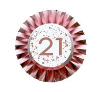 Spilla Per Festa Di Compleanno Oro Rosa 12cm - Scegli Età