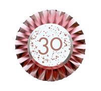 Spilla Per Festa Di Compleanno Oro Rosa 12cm - Scegli Età