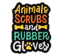 Spilla per gli amanti degli animali, veterinari, spille colorate, Klein, Metallo non prezioso