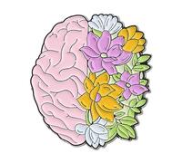 Spilla per il cervello, organi del corpo, spilla anatomica, gioielli, regalo per studenti, uomini e donne, spilla di accesso alla moda, Einheitsgröße, come descritto