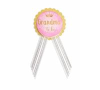 Spilla per la nonna per essere da indossare al baby shower, rosa e oro, è una ragazza, baby spargere