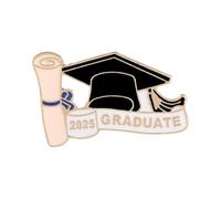 Spilla per laurea G Ifts 2025, per donne e uomini, classe del 2025, spilla da bavero per studenti di scuola superiore, insegnanti, studenti (6 tipi tra cui scegliere), scialle di perle per donne (B