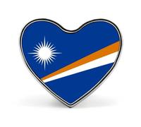 Spilla Per Maglietta Con Bandiera Della Repubblica Delle Isole Marshall - Spille Per Modestia Con Bottoni Per Camicette Spille Di Sicurezza Invisibili Spilla Fisse Per Borse Magliette Tutti I Vestiti