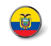 Spilla Per Maglietta Con Bandiera Della Repubblica Dell'Ecuador - Spille Per Modestia Con Bottoni Per Camicette Spille Di Sicurezza Invisibili Spilla Fisse Per Borse Magliette Tutti I Vestiti