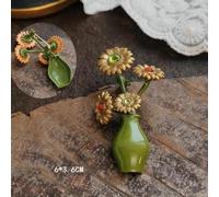 Spilla per piante smaltate da palazzo,