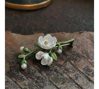 Spilla per piante smaltate da palazzo,