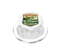 Spilla per torneo di pesca alla trotta larga PopSockets PopGrip per MagSafe
