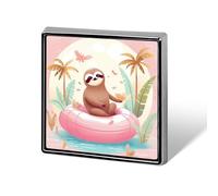 Spilla per zaino a forma di fenicottero bradipo, spilla decorativa carina per donna, spilla da bavero da uomo per abiti, spille alla moda per cappelli, zaini, borse, giacche, camicie, abiti, revers