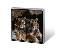 Spilla per zaino a forma di tigre nella grotta, spilla decorativa carina per donna, spilla da bavero da uomo per abiti, spille alla moda per cappelli, zaini, borse, giacche, camicie, abiti, revers -