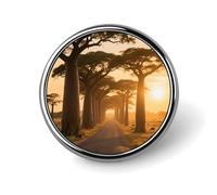 Spilla per zaino Avenue of Baobab, spilla decorativa carina per donna, spilla da bavero da uomo per abiti, spille alla moda per cappelli, zaini, borse, giacche, camicie, risvolti da abito - Circolar