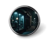 Spilla per zaino con finestra misteriosa sulla strada, spilla decorativa carina per donna, spilla da bavero da uomo per abiti, spille alla moda per cappelli, zaini, borse, giacche, camicie, risvolti