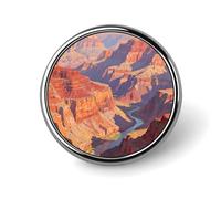 Spilla per zaino con forme del paesaggio del Grand Canyon, spilla decorativa carina per donna, spilla da bavero da uomo per abiti, spille alla moda per cappelli, zaini, borse, giacche, camicie, risv