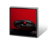 Spilla per zaino con serpente dagli occhi rossi, zaini, borse, giacche, camicie, abiti, r