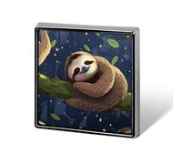 Spilla per zaino pigro a forma di bradipo, spilla decorativa carina per donna, spilla da bavero da uomo per abiti, spille alla moda per cappelli, zaini, borse, giacche, camicie, abiti, revers - Quadra