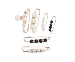 Spilla perle che stringe la cintura Spilla più piccola inferiore con apertura per Metallo Accessori per la ricerca fai da te Spille per polsini