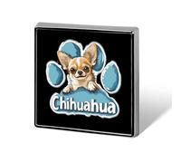 Spilla personalizzata a forma di cane chihuahua, spilla da bavero, accessorio per abito da sposa, compleanno, per uomini e donne