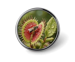 Spilla personalizzata per catturare la dionea acchiappamosche, spilla da colletto personalizzata, distintivo vintage per borse, cappelli, giacche, zaini, abiti, camicie, vestiti, decorazione, collezi