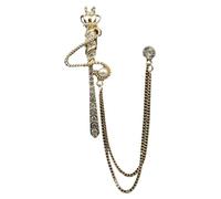 Spilla Pin Pilla Catena 3Pcs Multi-Pattern Golden Chain Brooch
