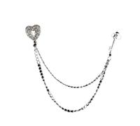 Spilla Pin Pilla Catena 5Pcs Multi-Shape Tassel Chain Lapel Brooch