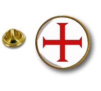 Spilla Pin pin's Spille spilletta Giacca Bandiera Badge templare Templari r2