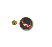 spilla pin pin's spille spilletta giacca biker badge morale carpa koi