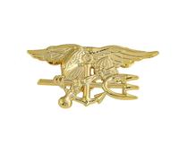 Spilla Pins Tridente Navy Seals Dorata 7 cm