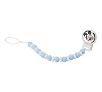 Spilla Porta ciuccio da bambino di Valenti. Spilla portachiavi ciuccio con dettagli in miro silver. Soggetto: Baby Mickey. La referenza è D548 C