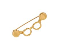 Spilla porta occhiali da bavero | Accessorio per abbigliamento con spilla, design in lega, posto vicino a mano per rimuovere temporaneamente gli occhiali tra