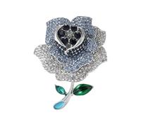 Spilla portatile con con cristalli per donne professioniste, comodo accessorio per gioielli da indossare ogni giorno Elegante spilla con