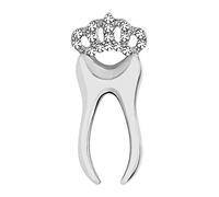 Spilla posteriore Fiore Spilla Medico Misterioso Dente Distintivo In Lega Elettroplaccato Corpo Corpetto Pin Distintivi Spille Vestito Spille, Misura unica, Metallo