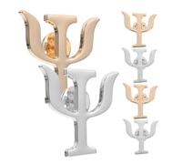 Spilla Psicologa in Lega Vintage 6 Pezzi Oro e Argento | Occasioni Speciali e Feste, Chiusura Sicura, Facile da Applicare, Stile Distintivo