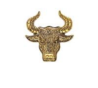 Spilla retrò a forma di leone per uomini e donne punk buck vestito cravatta spilla da bavero cool animale toro, aquila, leone, lupo, testa di lupo, spilla di sicurezza, regali di Natale, lega di