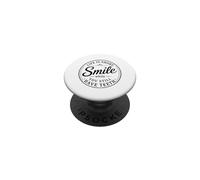 Spilla retrò con scritta "Life Is Short Smile While You Still Have Teeth PopSockets PopGrip Adesivo