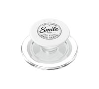 Spilla retrò con scritta "Life Is Short Smile While You Still Have Teeth PopSockets PopGrip per MagSafe
