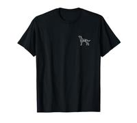 Spilla Rhodesian Ridgeback Minimalist Line Art Love Lover Maglietta