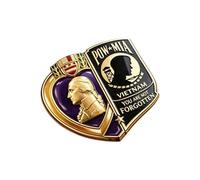 Spilla riconoscimento del servizio armato, lega ottone, gioielli apprezzamento dei veterani della guerra del Vietnam, gioielli commemorativi guerra