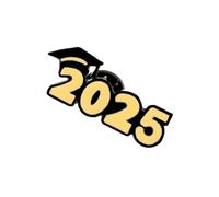 Spilla robusta a forma di cappello di laurea, elegante spilla per laureati, distintivo unico per commemorare i successi successi e regalo di laurea per studenti, standard, Lega di acciaio