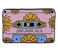 Spilla rossa con motivo Hope World, Klein, Metallo non prezioso