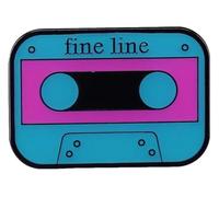 Spilla rossa con motivo Hope World, Klein, Metallo non prezioso