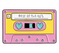 Spilla rossa con motivo Hope World, Klein, Metallo non prezioso