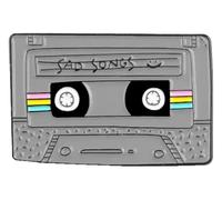 Spilla rossa con motivo Hope World, Klein, Metallo non prezioso