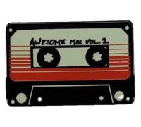 Spilla rossa con motivo Hope World, Klein, Metallo non prezioso