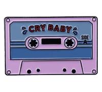 Spilla rossa con motivo Hope World, Klein, Metallo non prezioso