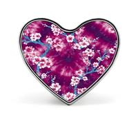 Spilla rotonda a forma di ciliegia floreale tie-dye spilla da bavero cravatta abito accessori matrimonio compleanno per uomini donne
