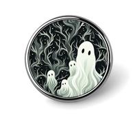 Spilla rotonda a forma di donnola - Distintivo in lega di alluminio leggero da 1 pollice per camicie, giacche e regali