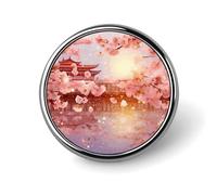 Spilla rotonda a forma di donnola - Distintivo in lega di alluminio leggero da 1 pollice per camicie, giacche e regali