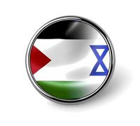 Spilla rotonda con bandiera della Palestina di Israele, spilla da bavero, cravatta, abiti, accessori per matrimoni, compleanni, per uomini e donne, Circular, Metallo