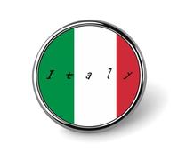 Spilla rotonda con bandiera italiana, per cravatta, abiti, matrimoni, compleanni, per uomini e donne
