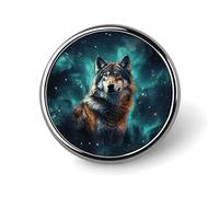 Spilla rotonda con distintivo a forma di sotto il cielo stellato, spilla personalizzata, decorazione per abbigliamento, spille da bavero, accessori per gioielli, regalo per feste di matrimonio